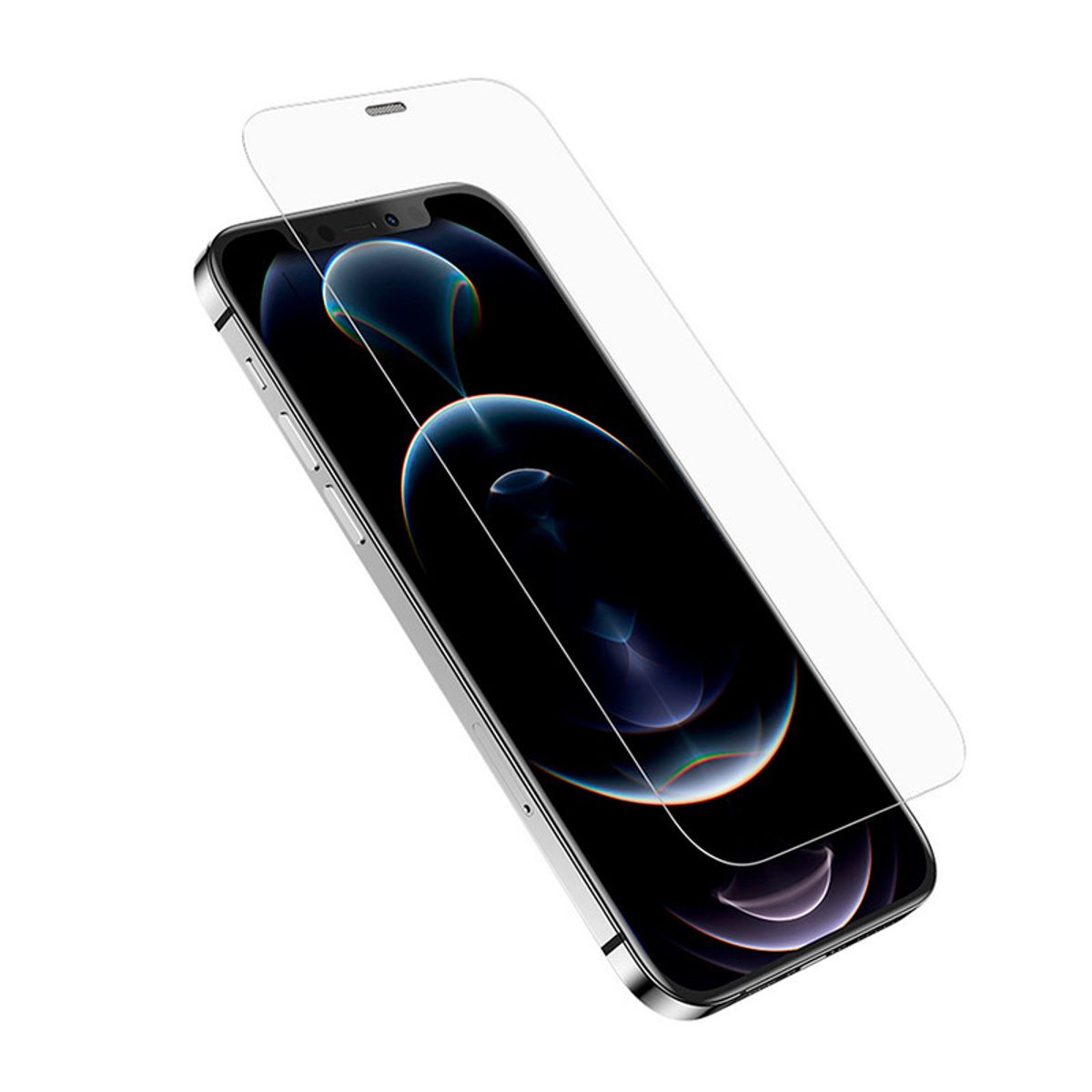 USAMS - Lámina vidrio templado retina anti-polvo para iPhone 12 5.4"