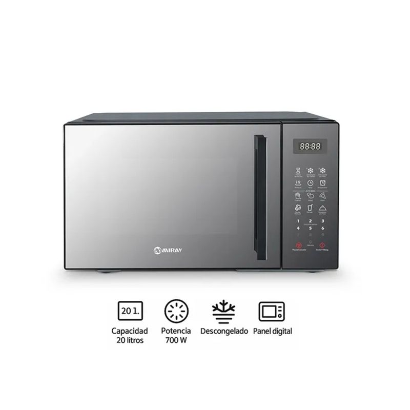 MIRAY - Horno Microondas Miray HMM-205N 20 L