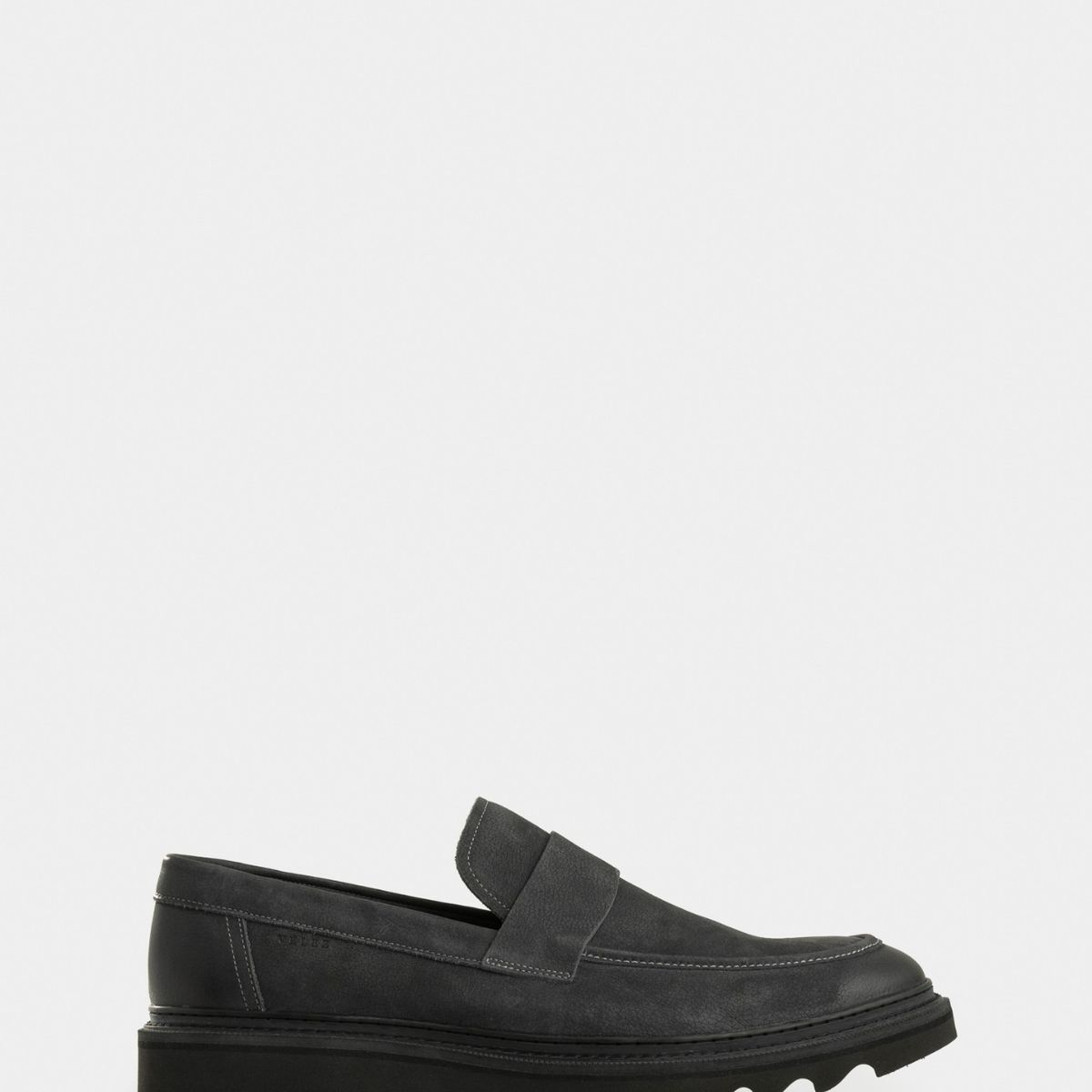 VELEZ - Vélez Mocasines Alessio De Cuero Hombre Silueta Office Gris