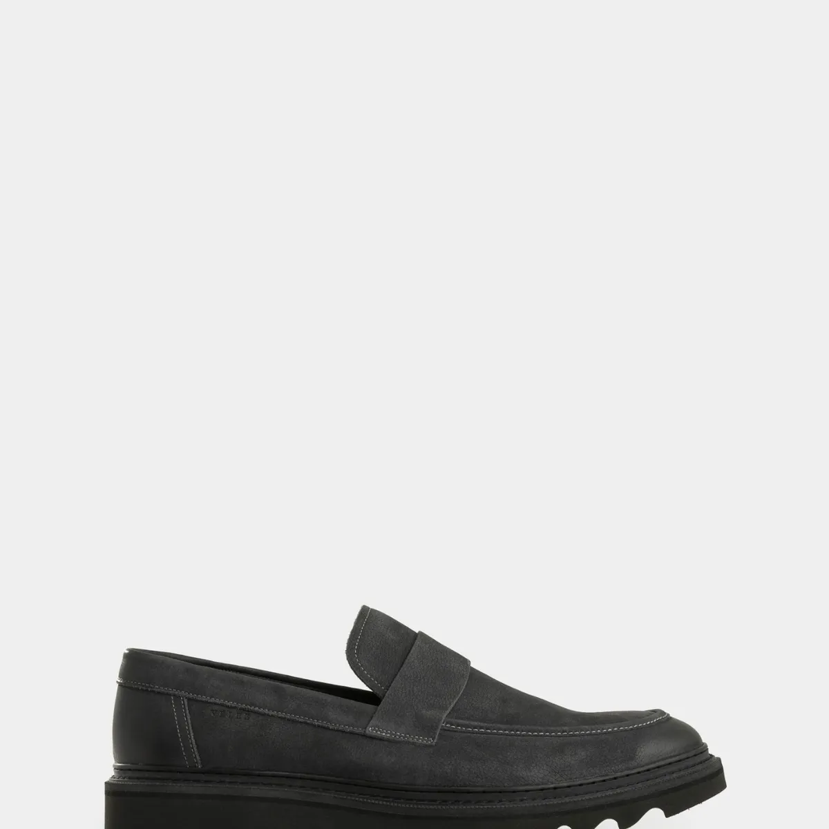 VELEZ - Vélez Mocasines Alessio De Cuero Hombre Silueta Office Gris