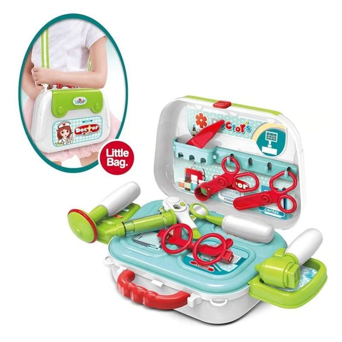 GENERICO - Set de Doctor Infantil en Maletín 2 en 1