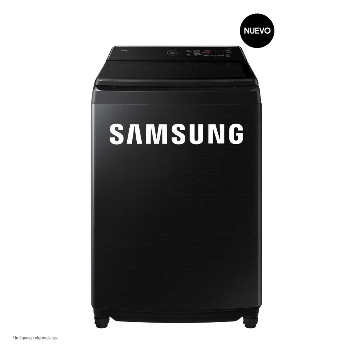 SAMSUNG - LAVADORA SAMSUNG AI WASH ECOBUBBLE 17kg NEGRA WA80F17S8BPE