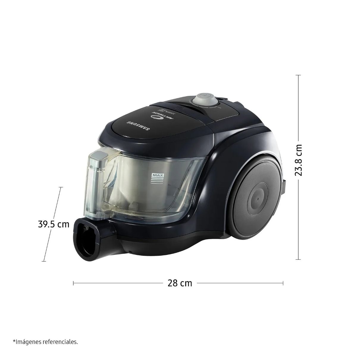 SAMSUNG - Aspiradora Samsung Ciclónica Con 2000 W Negra VCC4580V3K