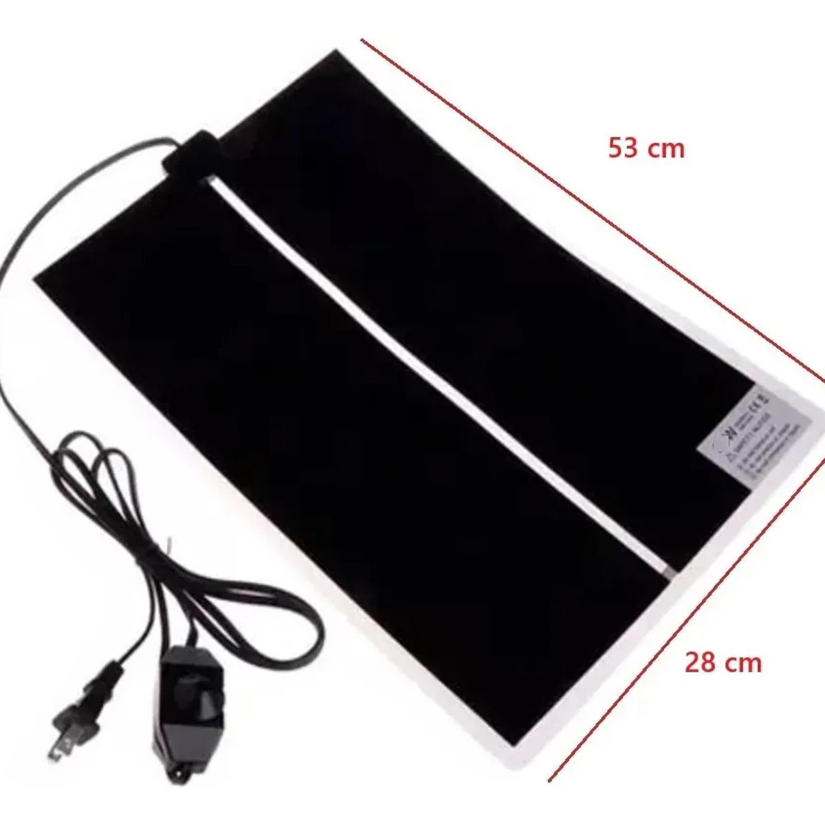 GENERICO - PLACA TÉRMICA DE 28W 220V DE PERRO GATO REPTILES ERIZO