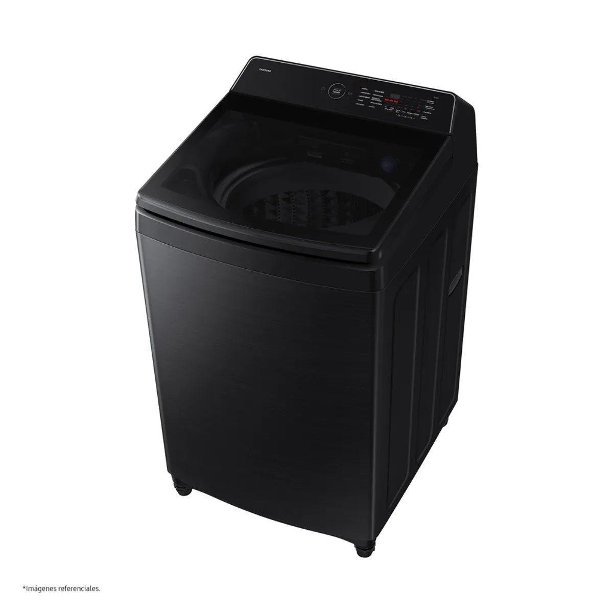 SAMSUNG - LAVADORA SAMSUNG AI WASH ECOBUBBLE 19kg NEGRA WA80F19S8BPE