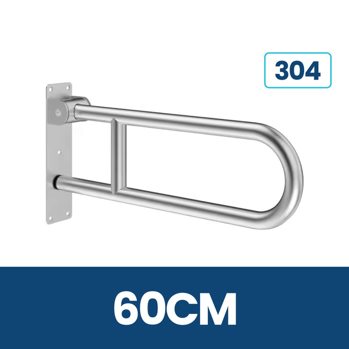 EXORIAM - Barra de seguridad Abatible de Acero Inoxidable