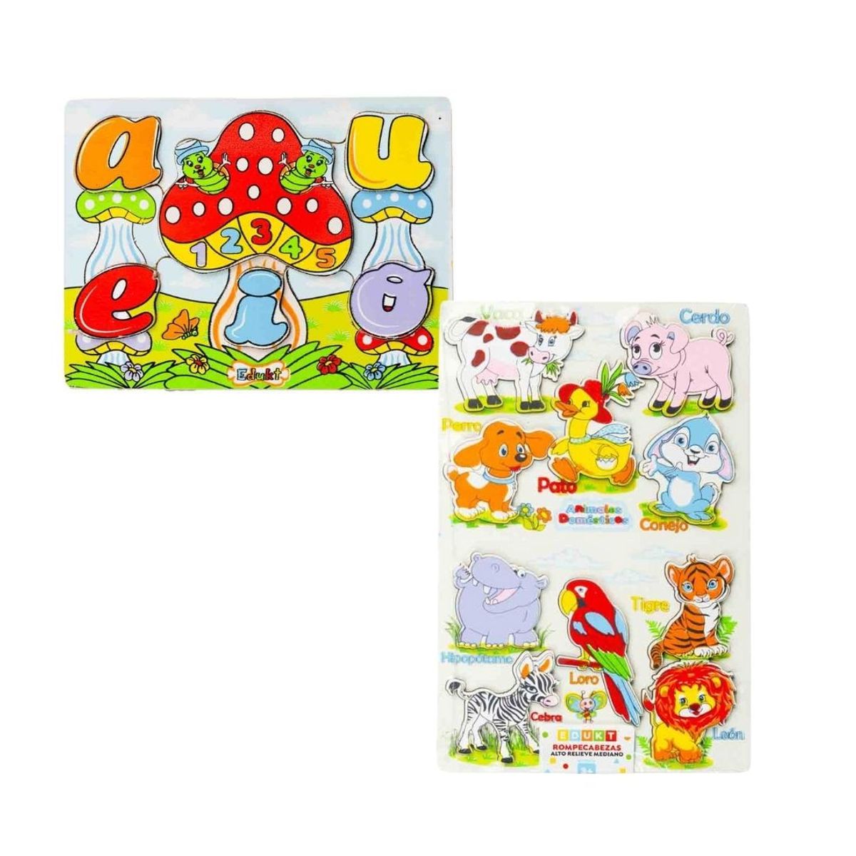 GENERICO - Rompecabeza Didactica Con Relieve