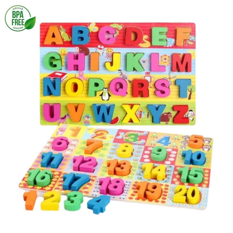 GENERICO - Rompecabeza Colorido De Letras