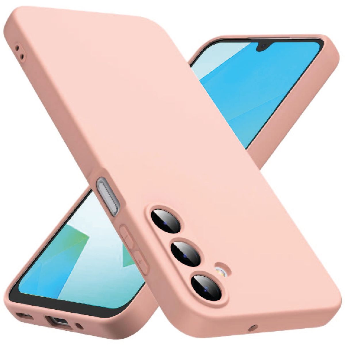 GENERICO - Silicone Case Samsung A16 Con Marca