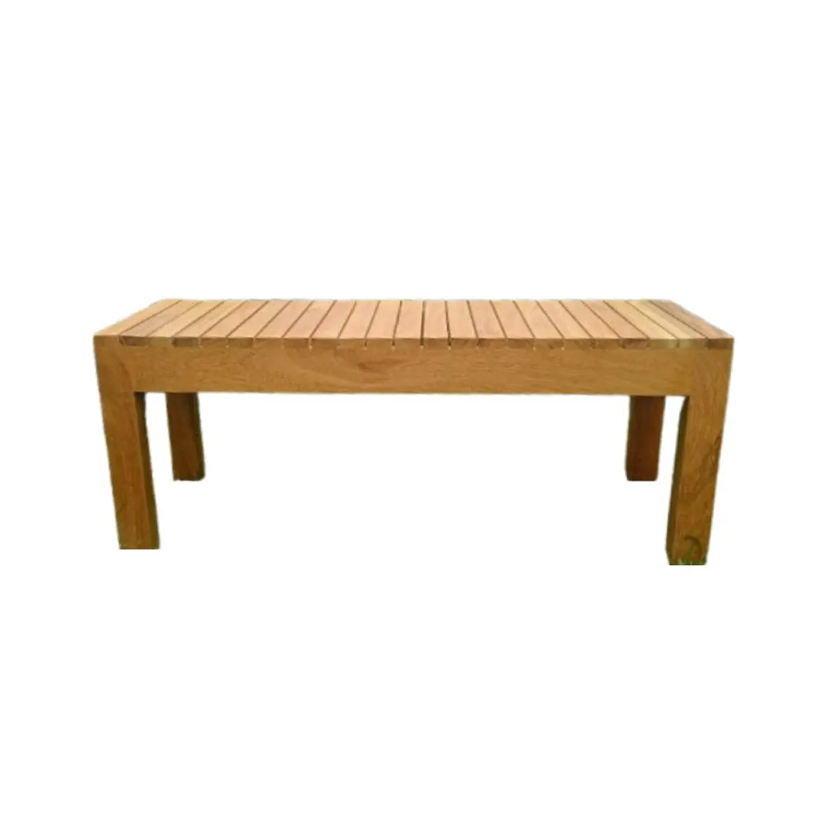 START FG - Banca de Madera Huaruro 120cm Color Caramelo Jardín