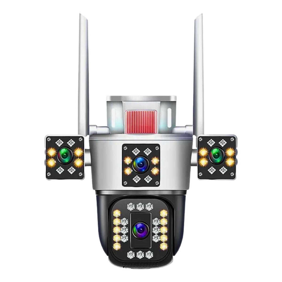 OEM - Camara Seguridad Vigilancia IP Wifi PTZ Triple Lente 360 Exterior Ultra HD 12MP