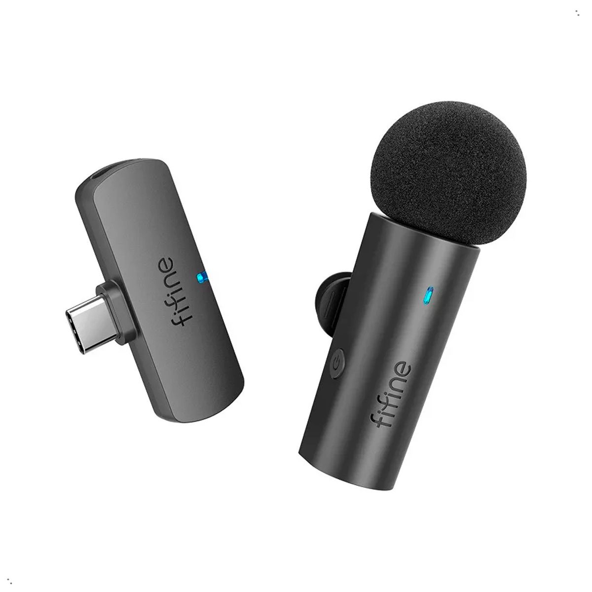 FIFINE - Micrófono Lavalier Fifine M6 Wireless Type C Omnidireccional