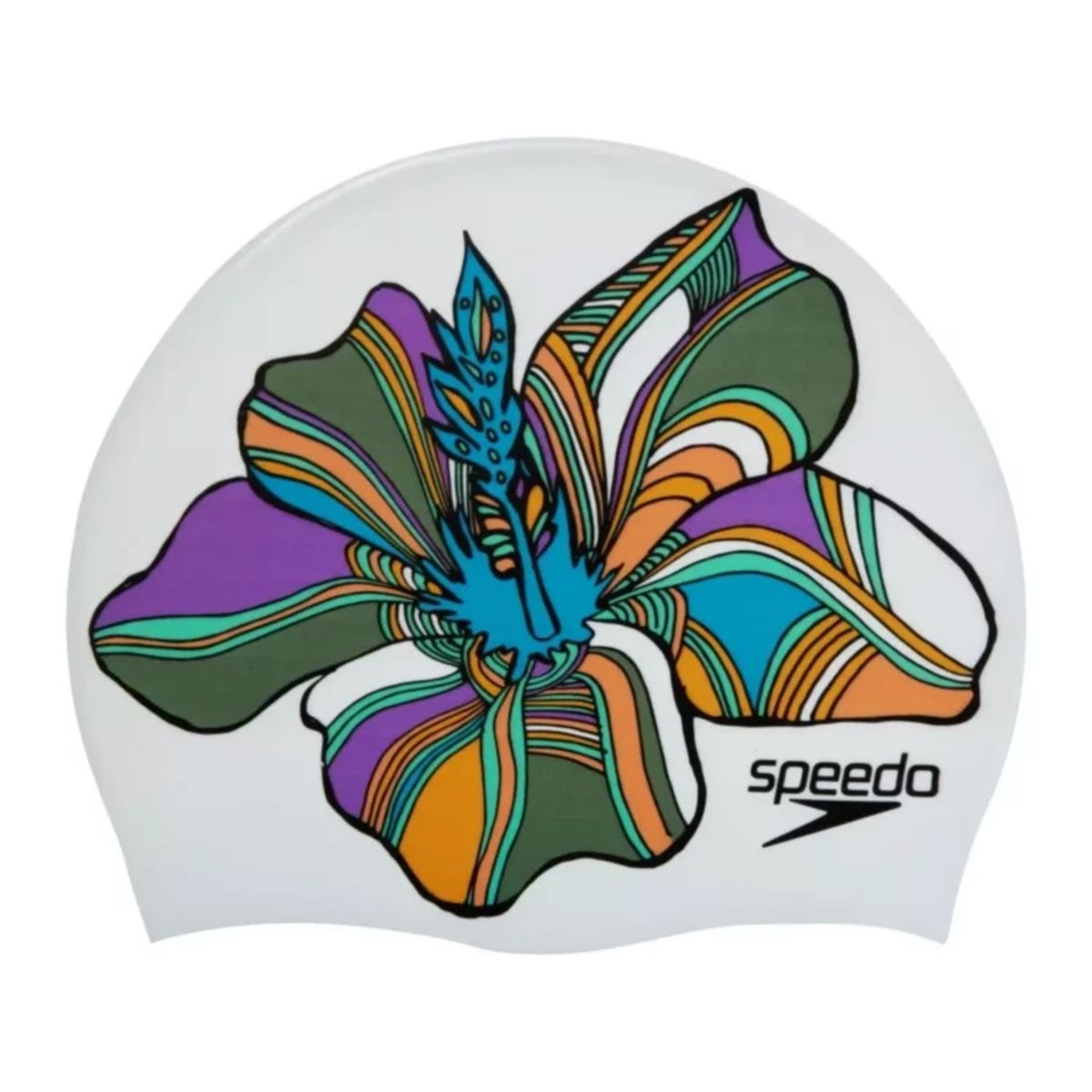 SPEEDO - Gorro Natacion Speedo Digital Printed Cap Multi White Pink