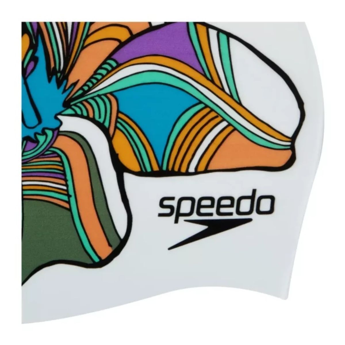 SPEEDO - Gorro Natacion Speedo Digital Printed Cap Multi White Pink