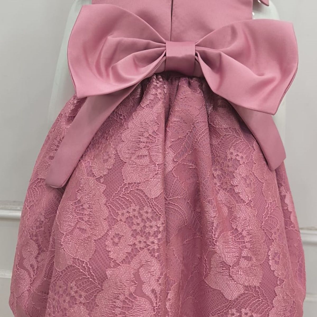 BANNITAS - Vestido de fiesta para niñas Camila palo rosa