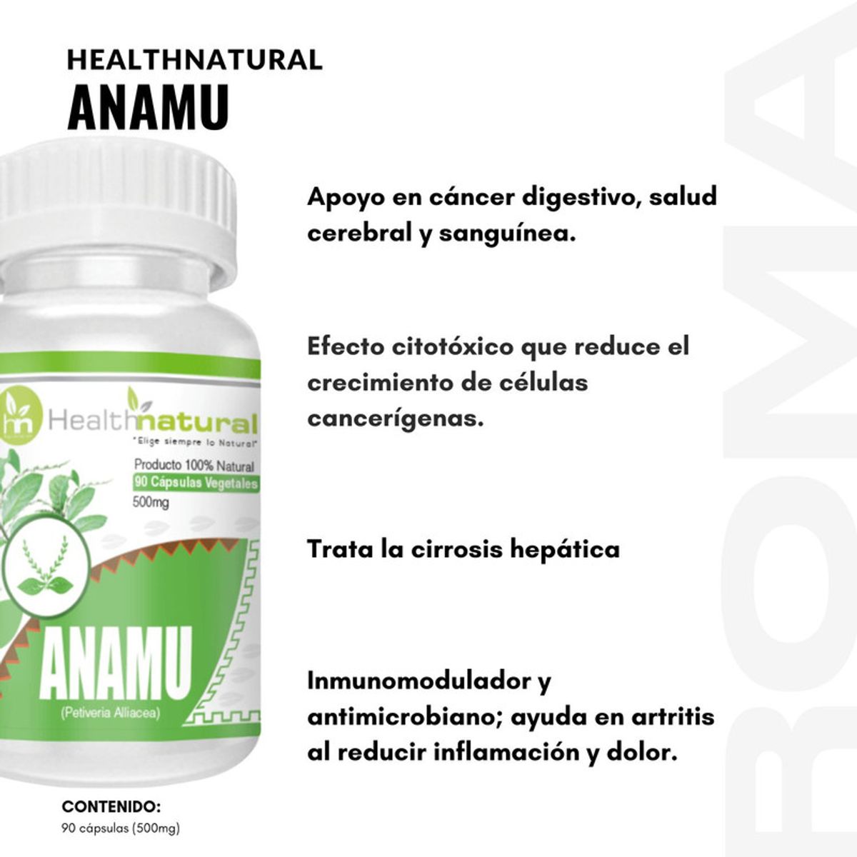 HEALTHNATURAL - ANAMU HEALTHNATURAL 500MG