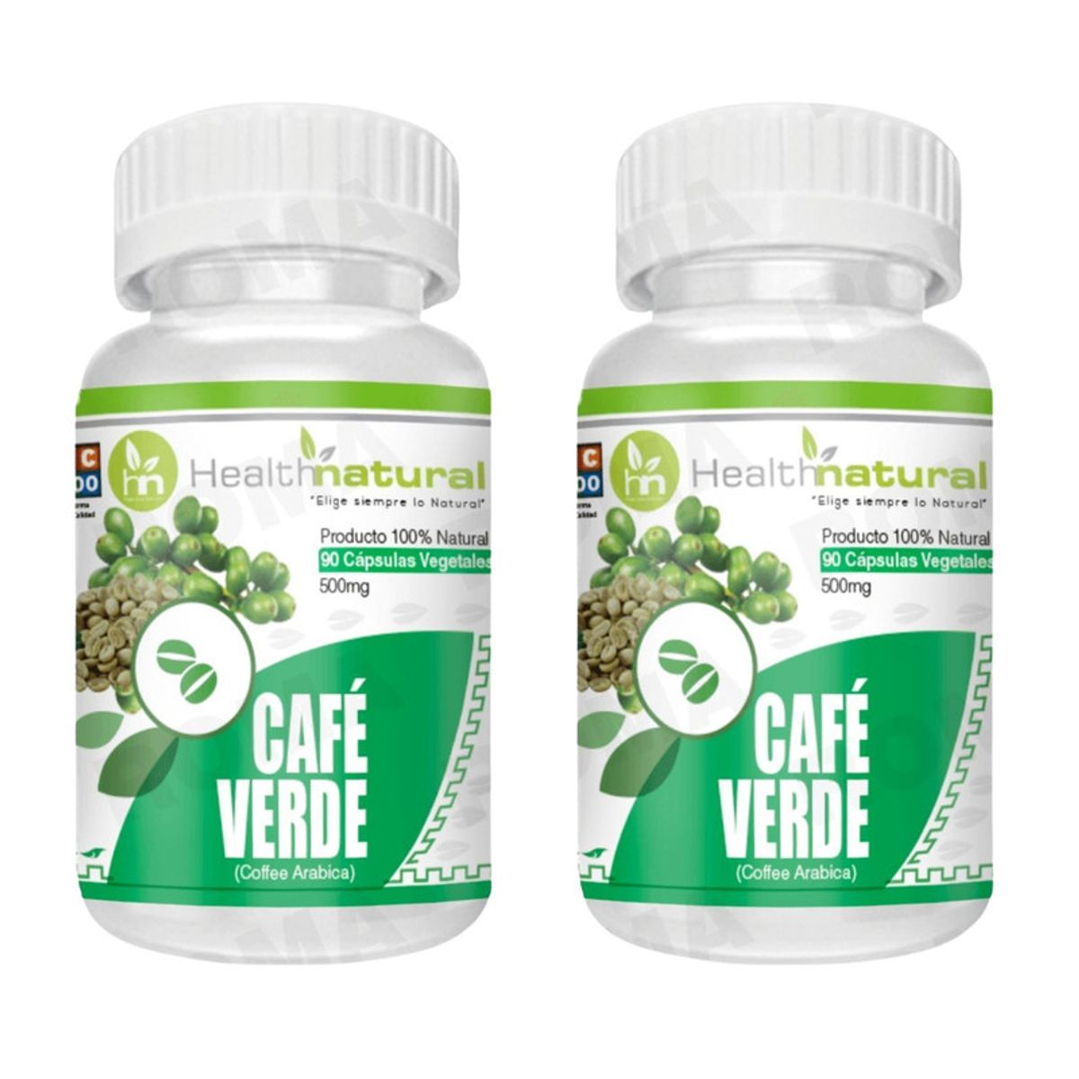 HEALTHNATURAL - PACK 2 CAFÉ VERDE HEALTHNATURAL 1000MG