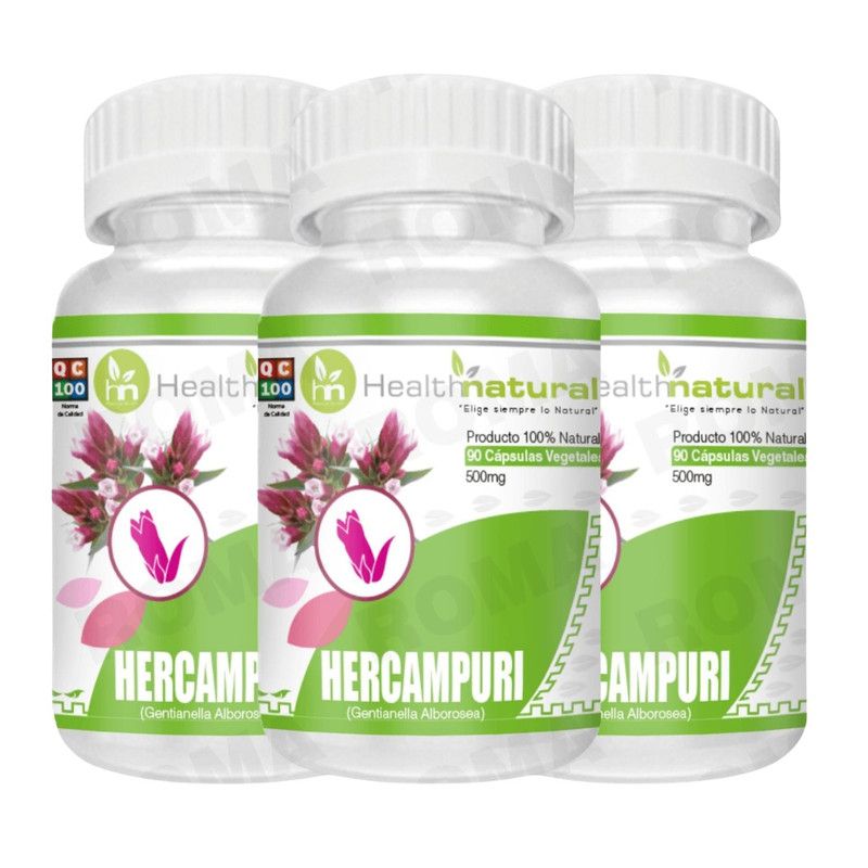HEALTHNATURAL - PACK 3 HERCAMPURI HEALTHNATURAL 1500MG