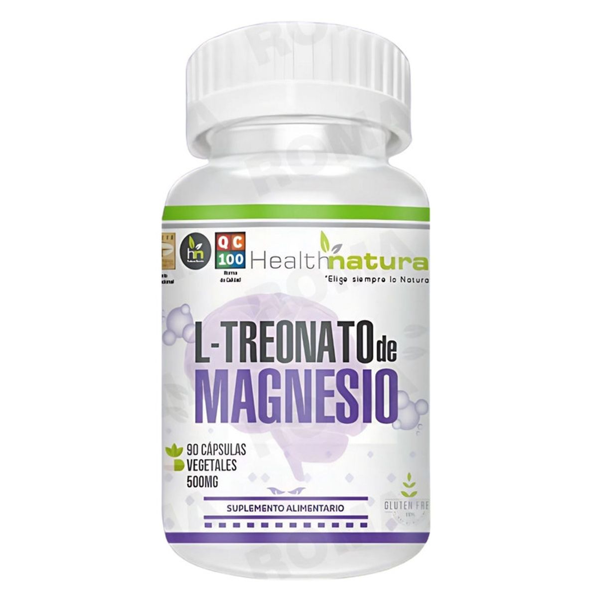 HEALTHNATURAL - L-TREONATO DE MAGNESIO HEALTHNATURAL 500MG