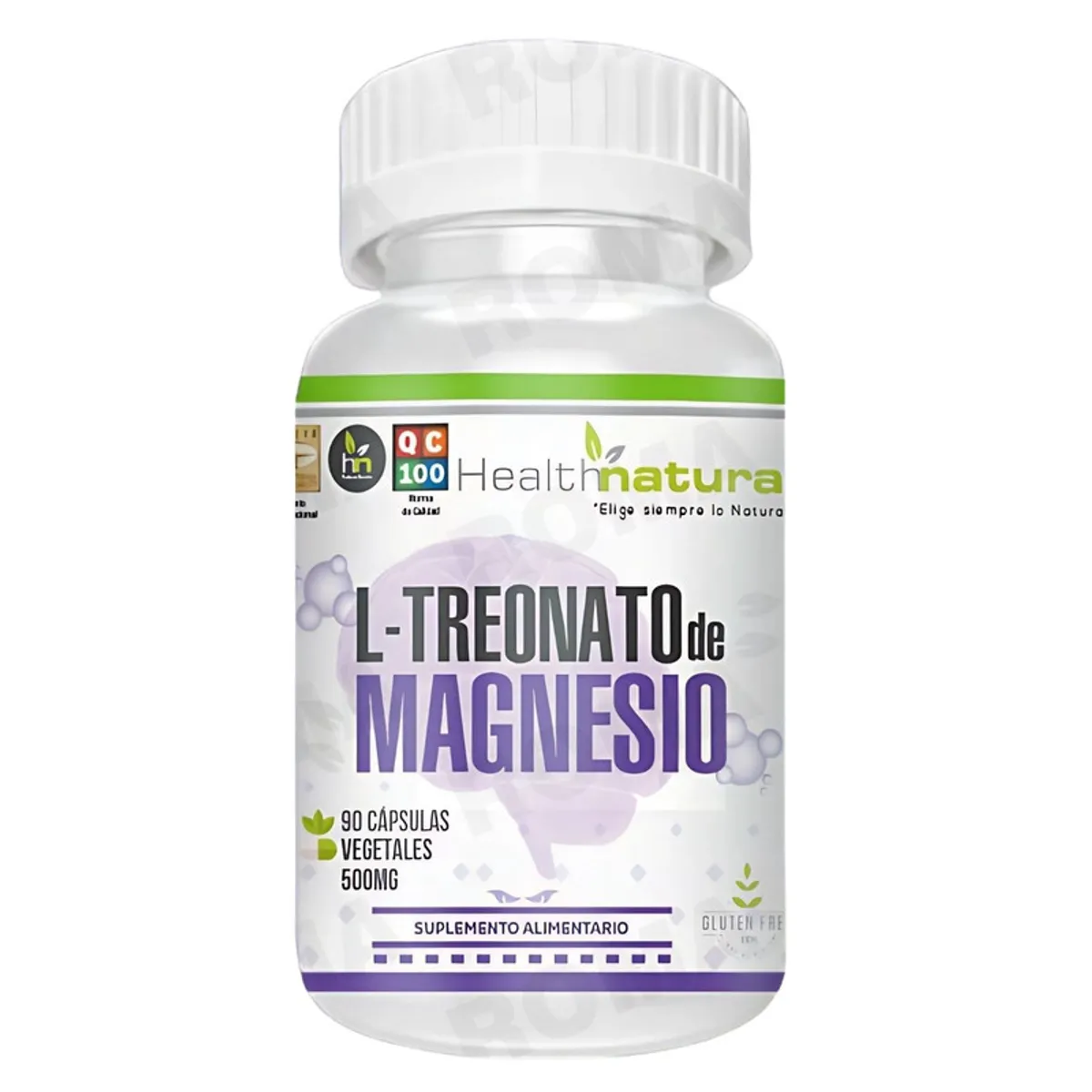 HEALTHNATURAL - L-TREONATO DE MAGNESIO HEALTHNATURAL 500MG