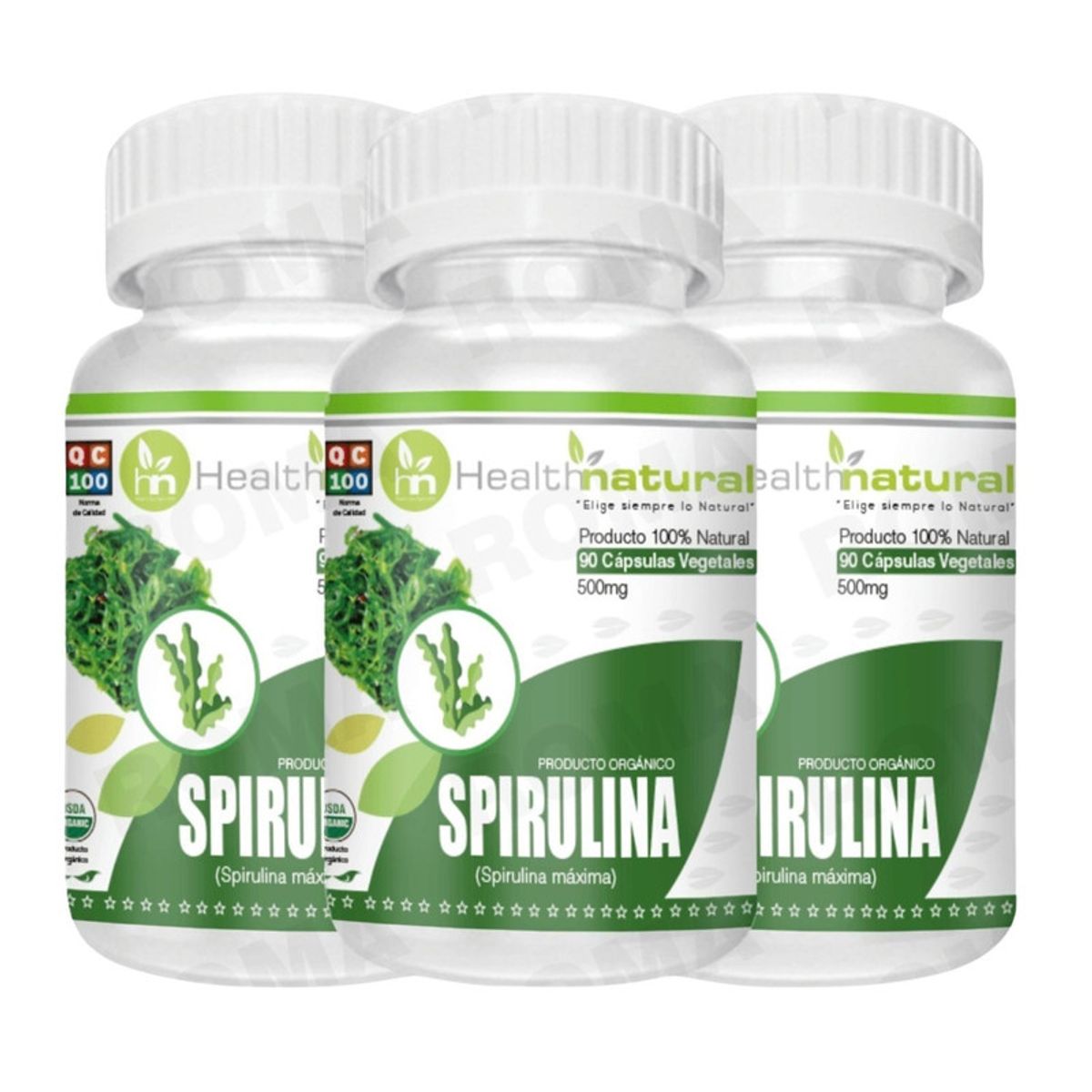 HEALTHNATURAL - PACK 3 SPIRULINA HEALTHNATURAL 1500MG