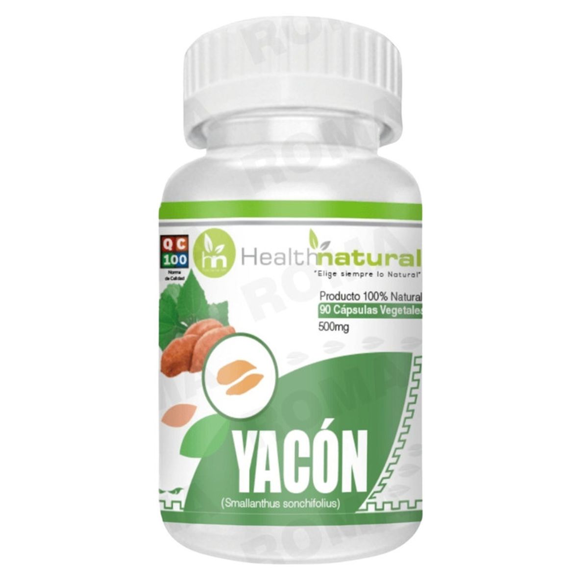 HEALTHNATURAL - YACÓN HEALTHNATURAL 500MG