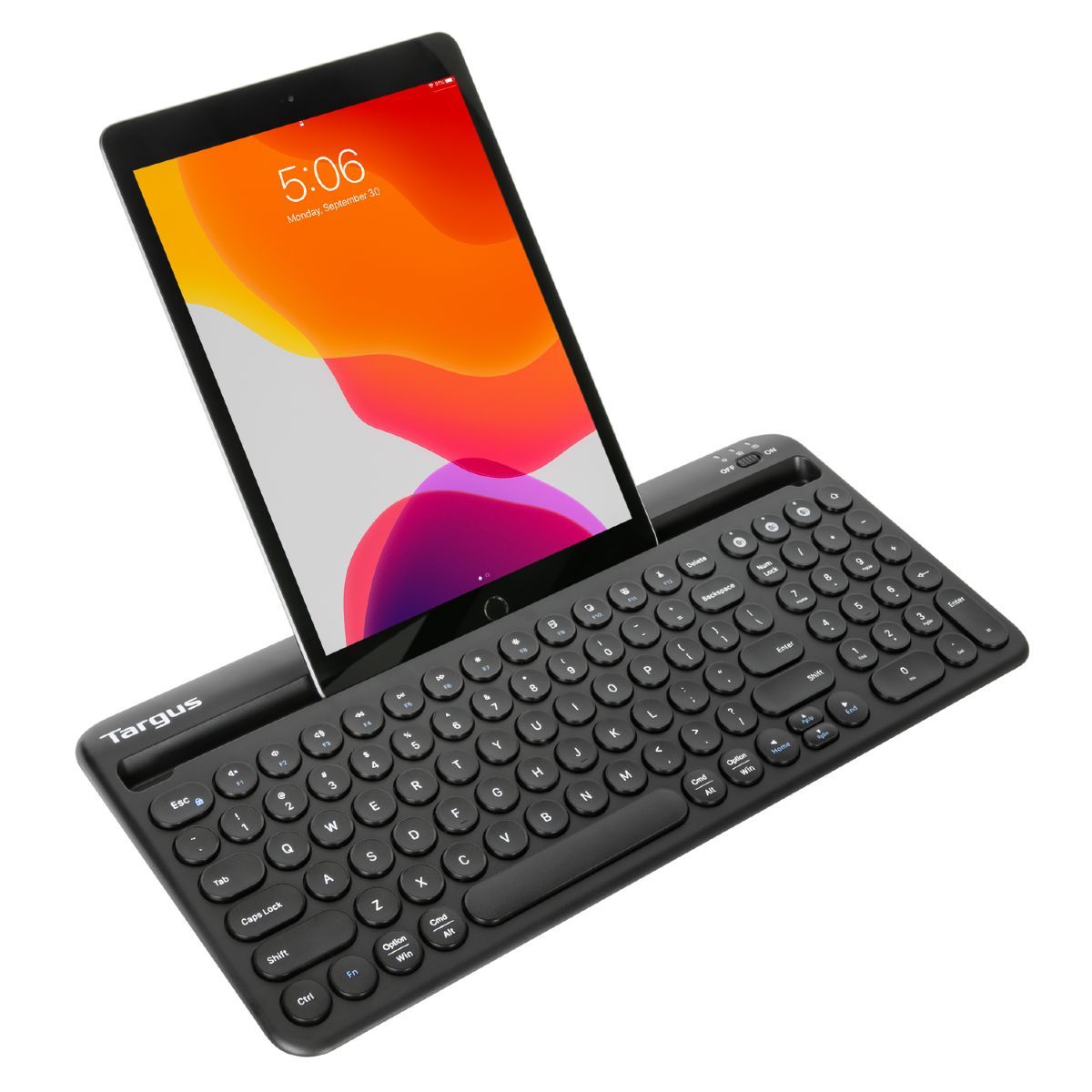 TARGUS - Teclado Targus Bluetooth multidispositivo con soporte para tablet
