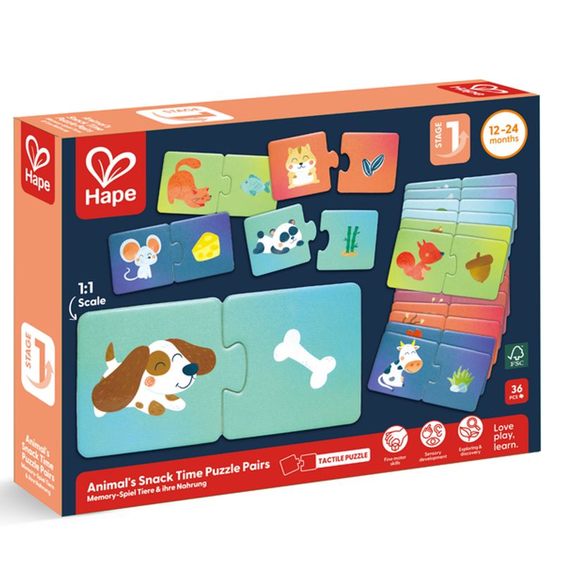HAPE - Rompecabezas animales y sus alimentos