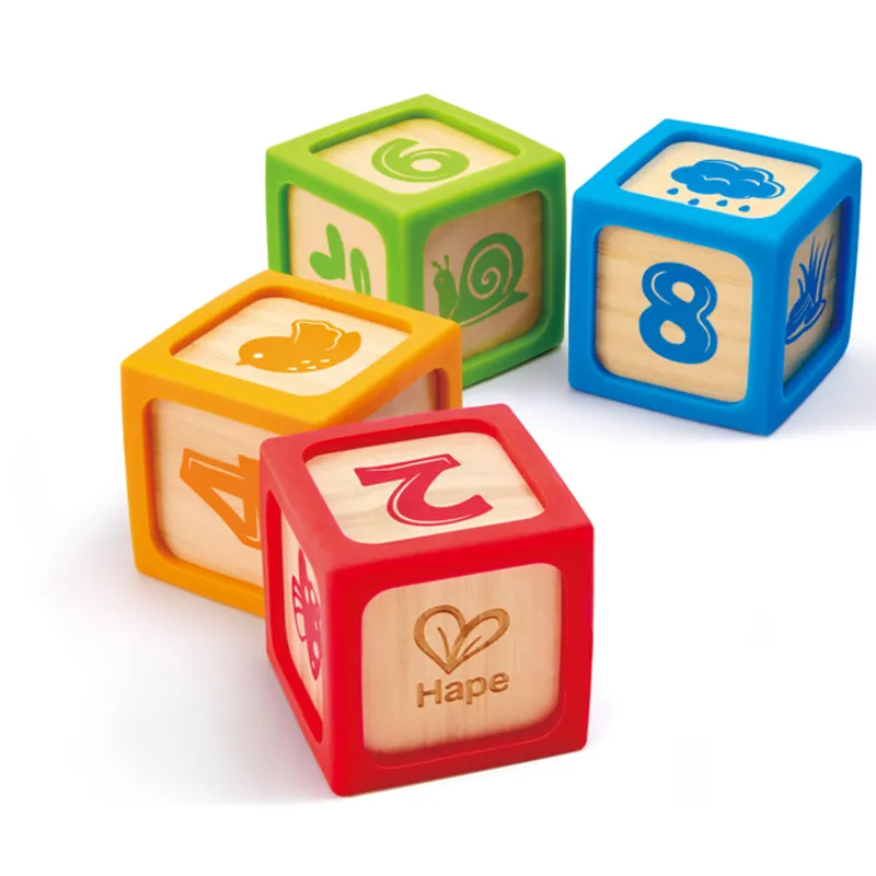HAPE - Bloques de silicona y madera Hape