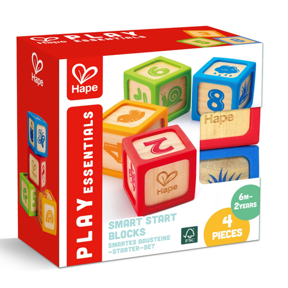HAPE - Bloques de silicona y madera Hape