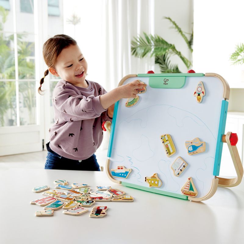 HAPE - Imanes medios de transporte 30 piezas