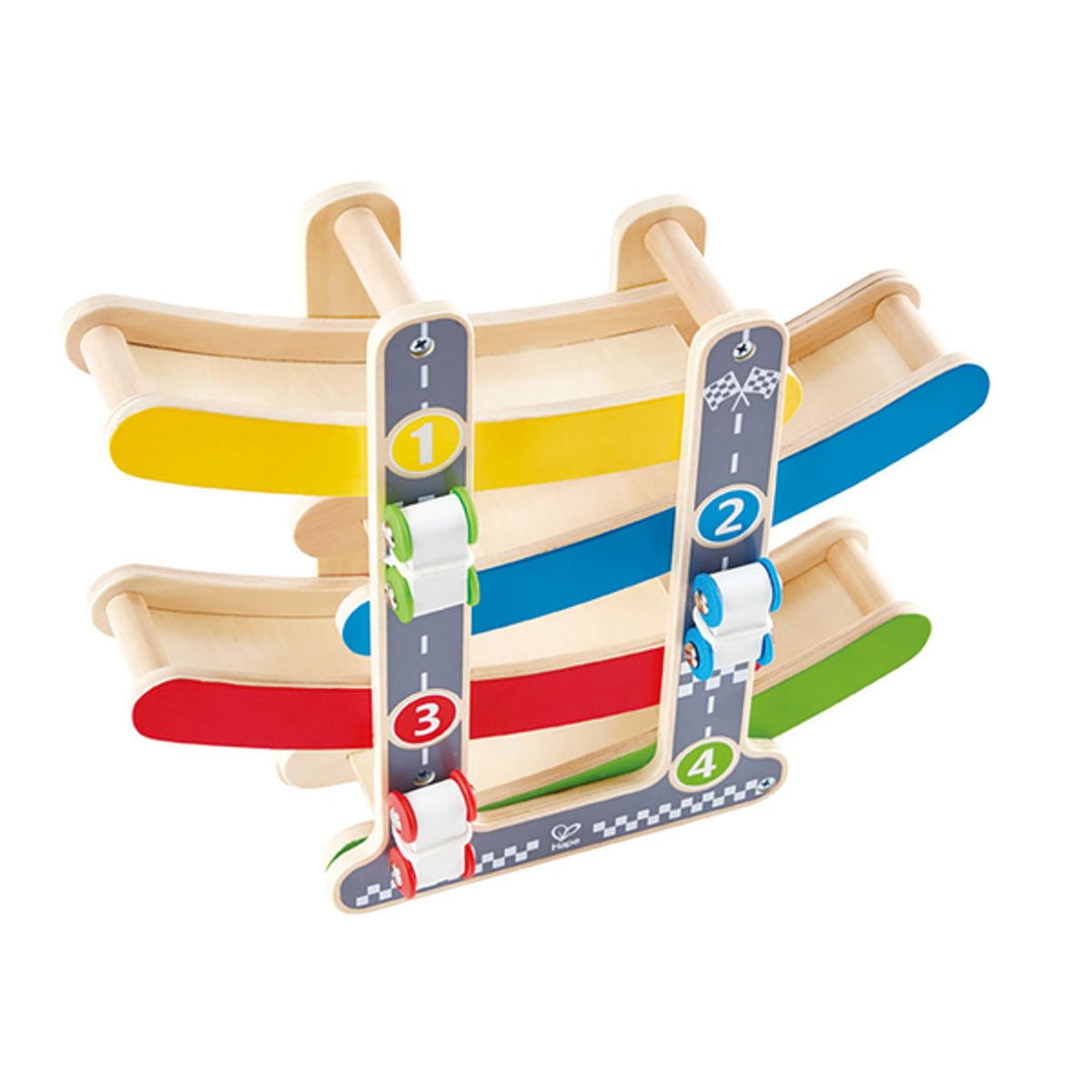 HAPE - Pista de carreras Fast Flip de madera