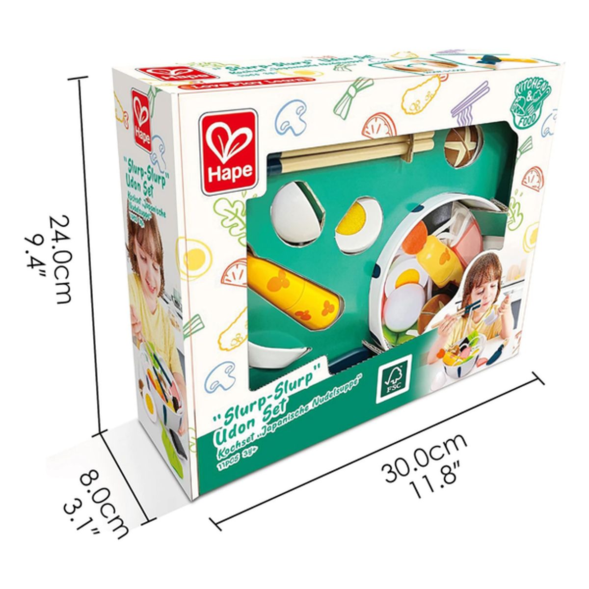 HAPE - Set de sopa udon 11 piezas