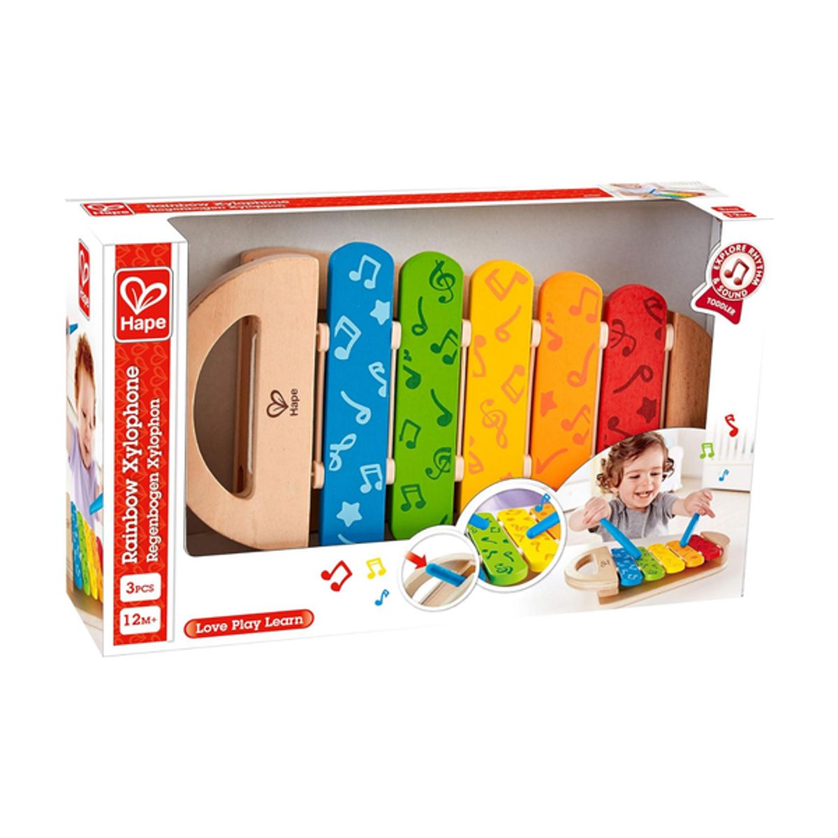 HAPE - Xilófono de madera arcoiris