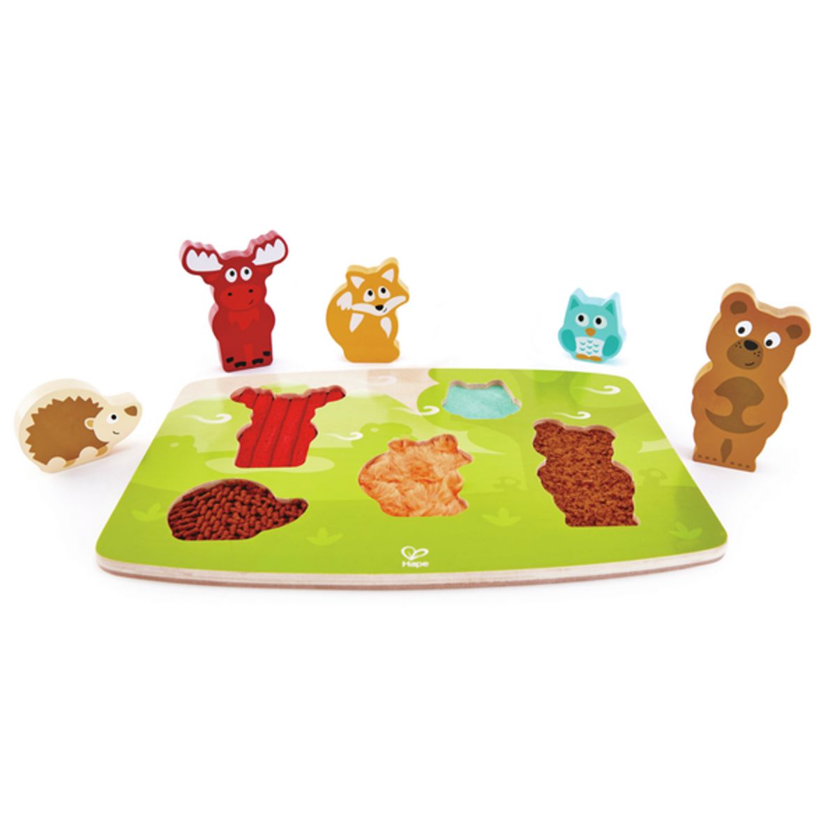 HAPE - Rompecabeza de encaje chunky con texturas 05 piezas