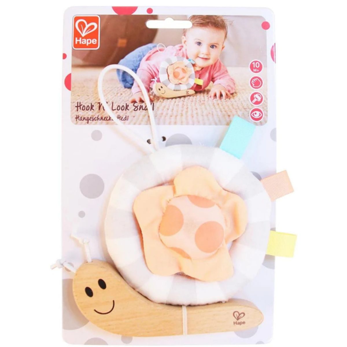 HAPE - Caracol sensorial con espejo colgante