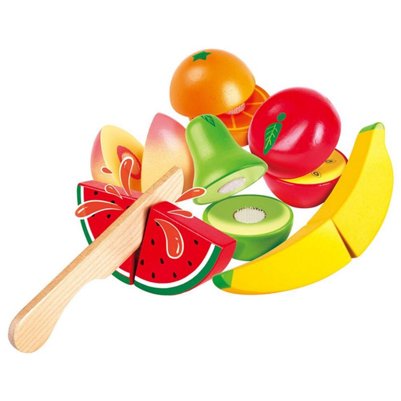 HAPE - Set de frutas de madera para cortar 7 piezas