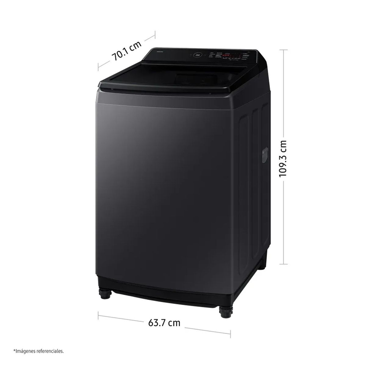 SAMSUNG - LAVADORA SAMSUNG 19KG ECOBUBBLE WA19CG6441BDPE GRIS