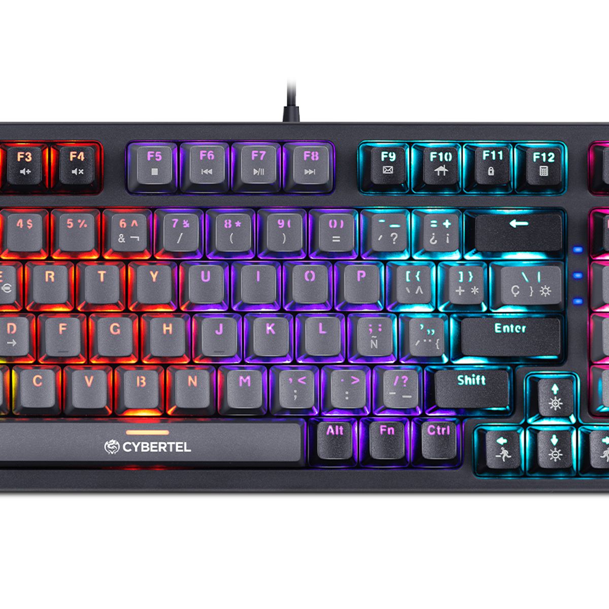 CYBERTEL - Teclado Gamer Mecánico Cybertel STRIKER CBX K1005 RGB