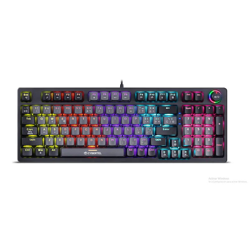 CYBERTEL - Teclado Gamer Mecánico Cybertel STRIKER CBX K1005 RGB