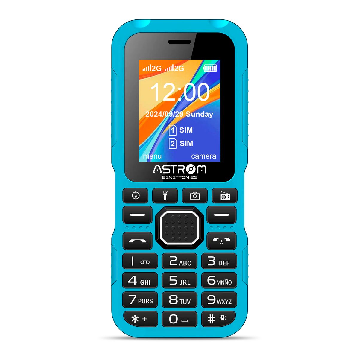 ASTROM - Celular Astrom Benetton 2G Con Linterna AZUL