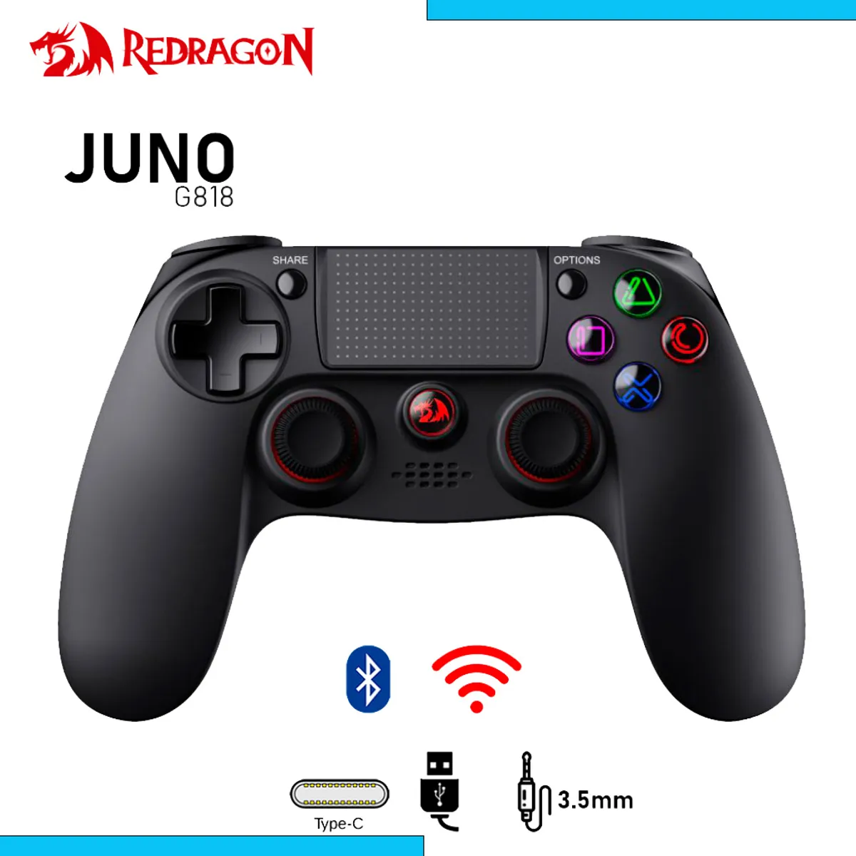 REDRAGON - Gamepad Redragon JUNO G818 Wireless