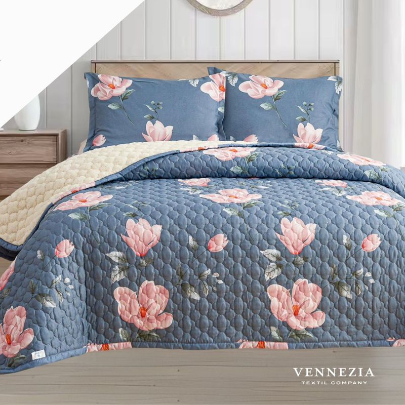 CALIFORNIA - CUBRECAMA CALIFORNIA CARNERO POR DENTRO 2 PLZ