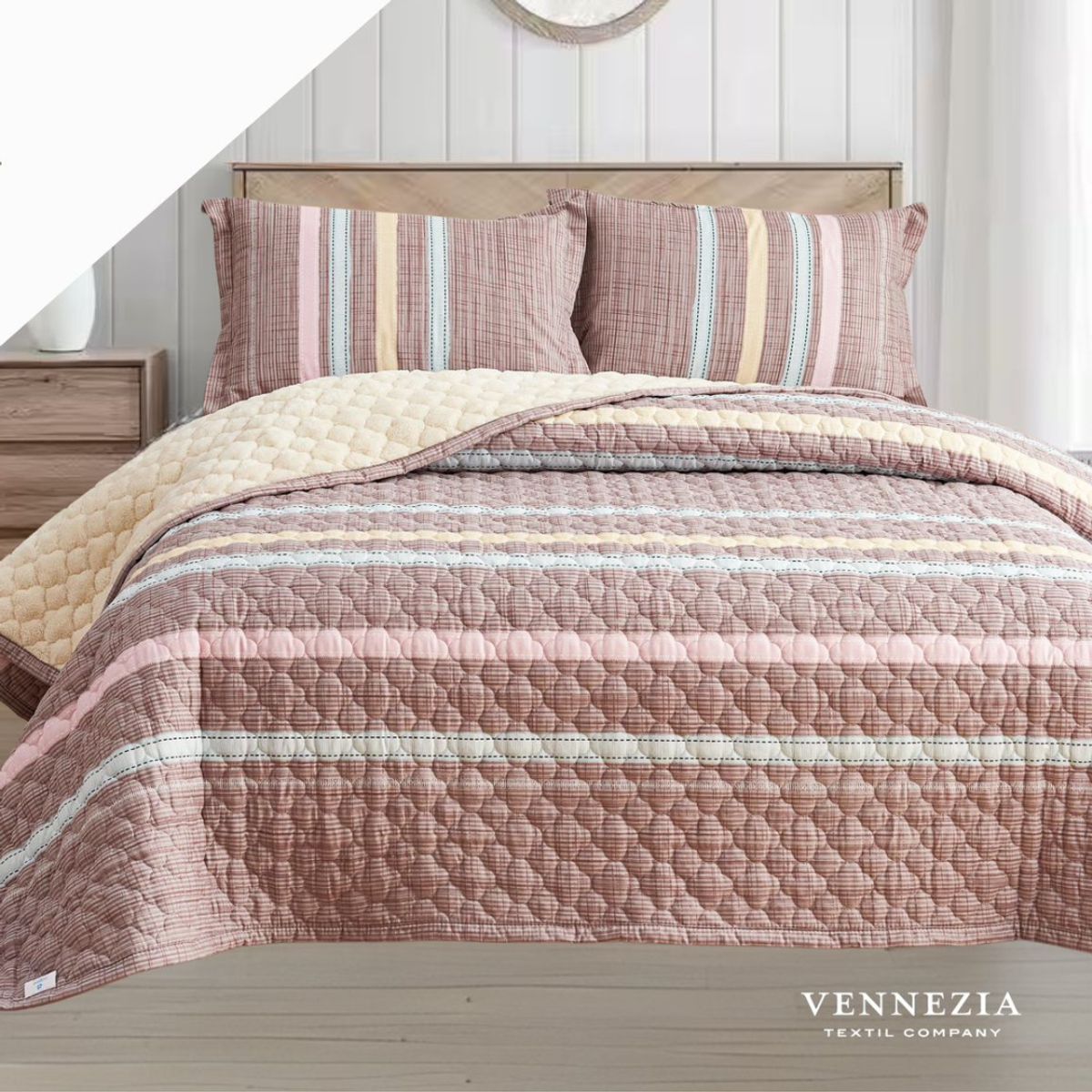 CALIFORNIA - CUBRECAMA CALIFORNIA CARNERO POR DENTRO 2.5 PLZ