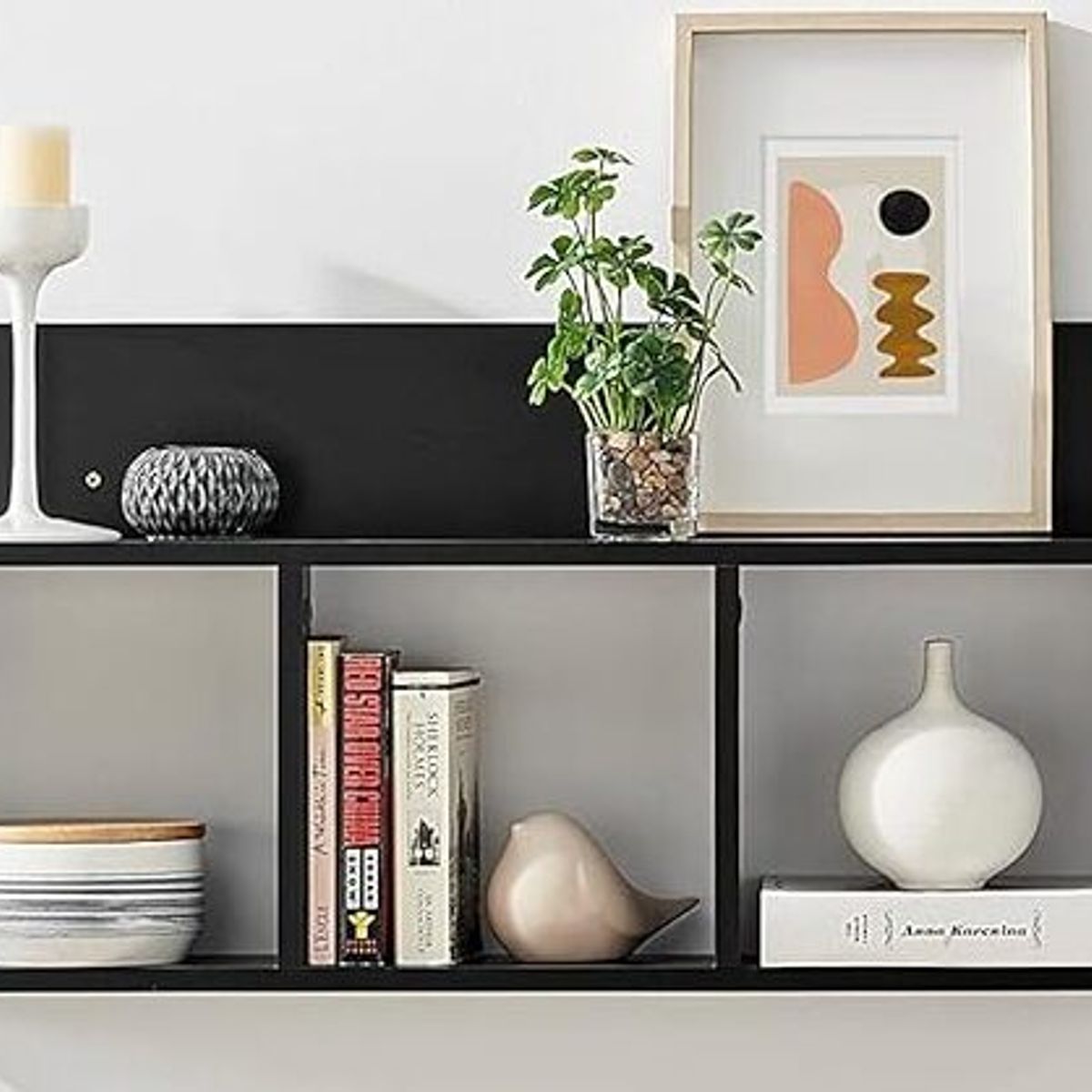 GENERICO - Repisa Estante Flotante Melamina Fume