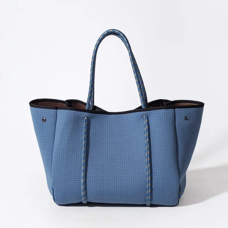 GENERICO - Bolso Tote POPUPS Everyday  Con Neceser Interior  Color Azul Tormenta