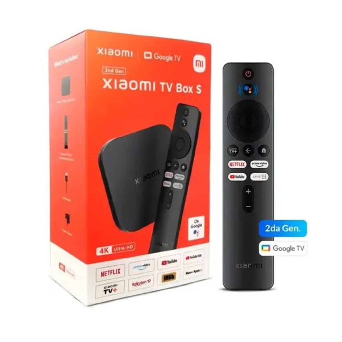 XIAOMI - Xiaomi Tv Box S 2da GEN Con Google Tv Ultra 4K Chromecast