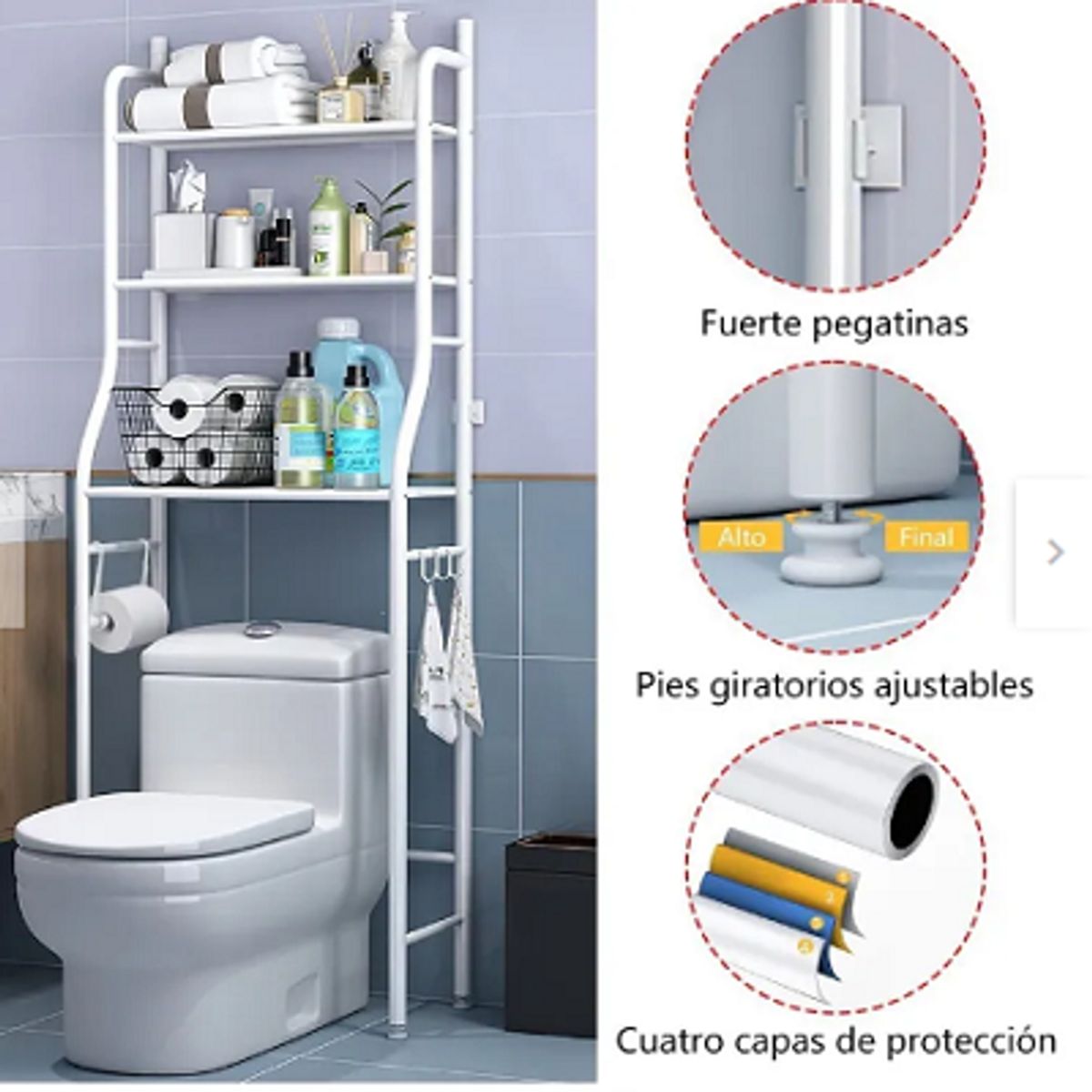 GENERICO - Organizador de Baño 3 Niveles