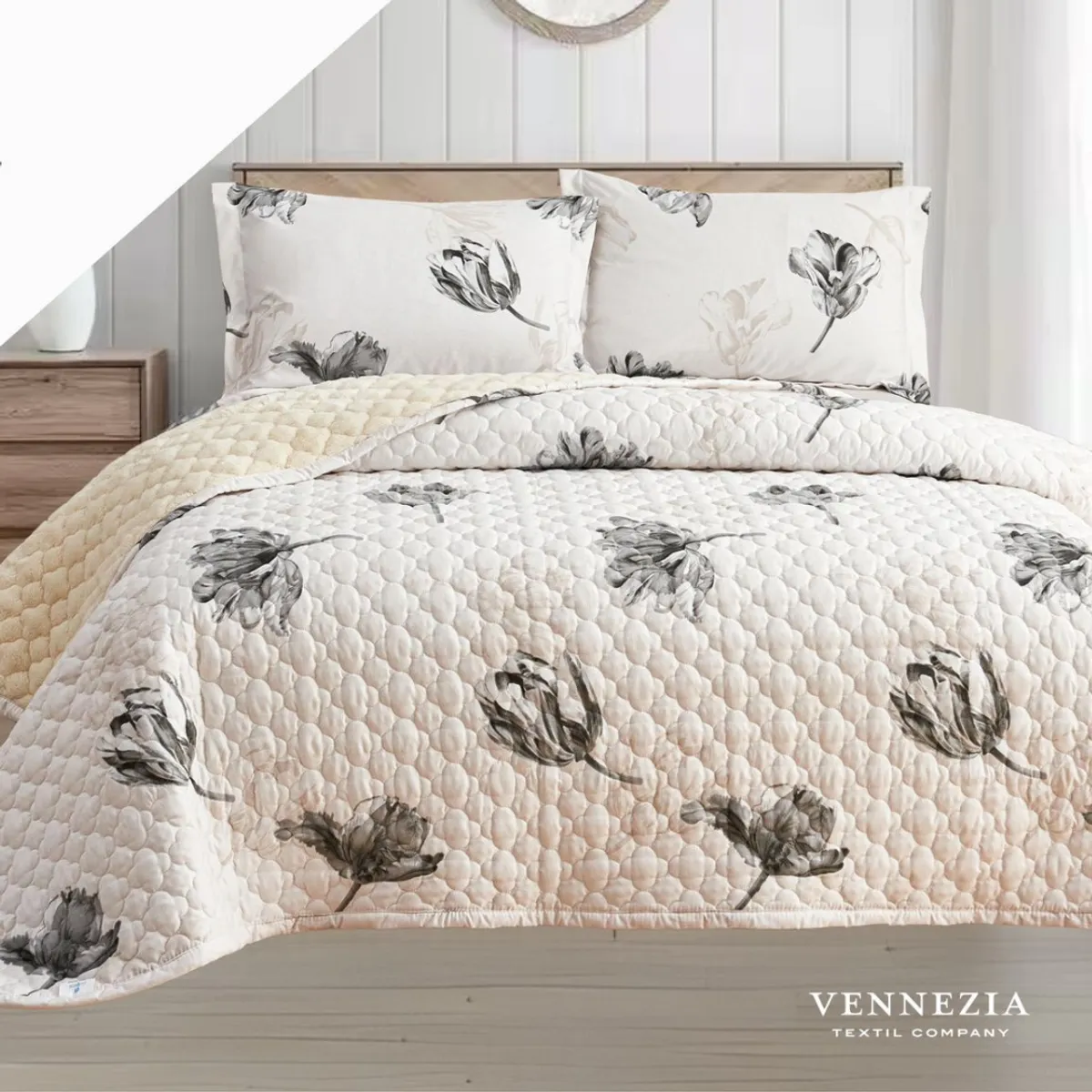 CALIFORNIA - CUBRECAMA CALIFORNIA CARNERO POR DENTRO 3 PLZ