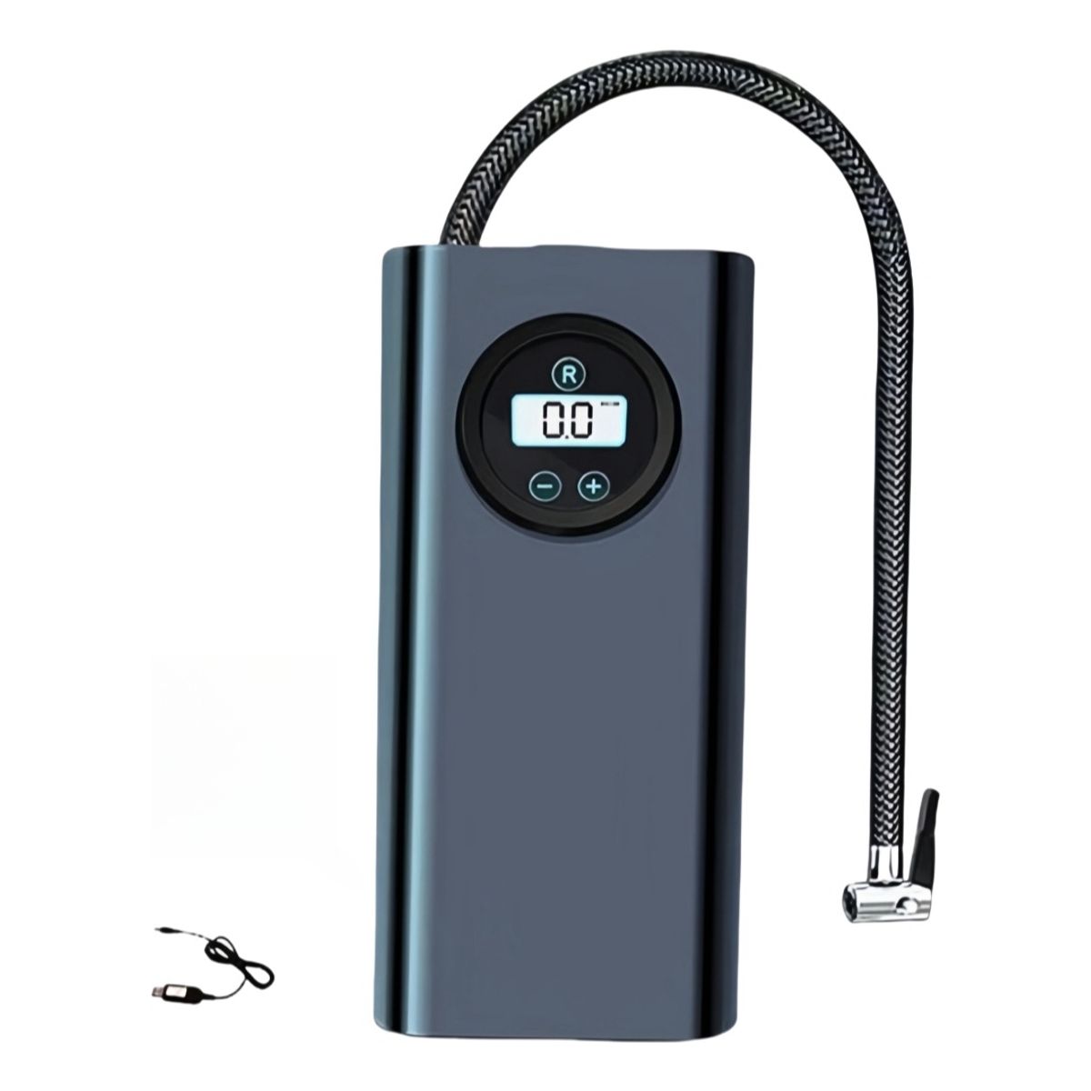 QUICK - Bomba Eléctrica Negro Universal para Coche y Bicicleta